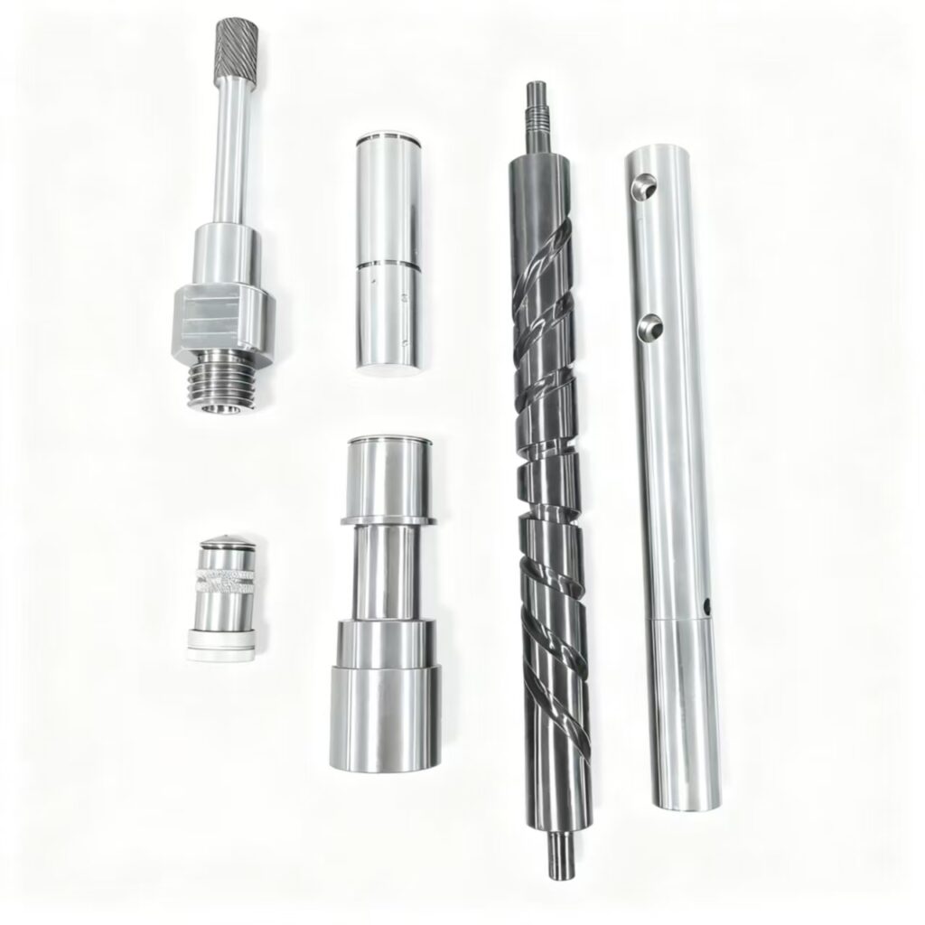 CNC Turned & Milled Precision Steel Shafts & Screw Components | Industrial Transmission Parts - CNC Turning - yuan...